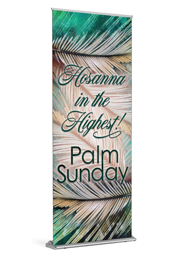 Path of Palms Holy Week Banner