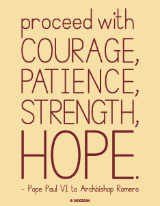 Saints Paul VI & Oscar Romero Sticker