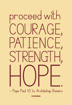 Saints Paul VI & Oscar Romero Sticker