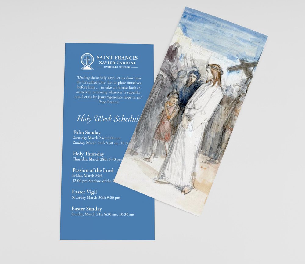 Christ is Taken to Calvary - Lenten Pew Card - Image 3