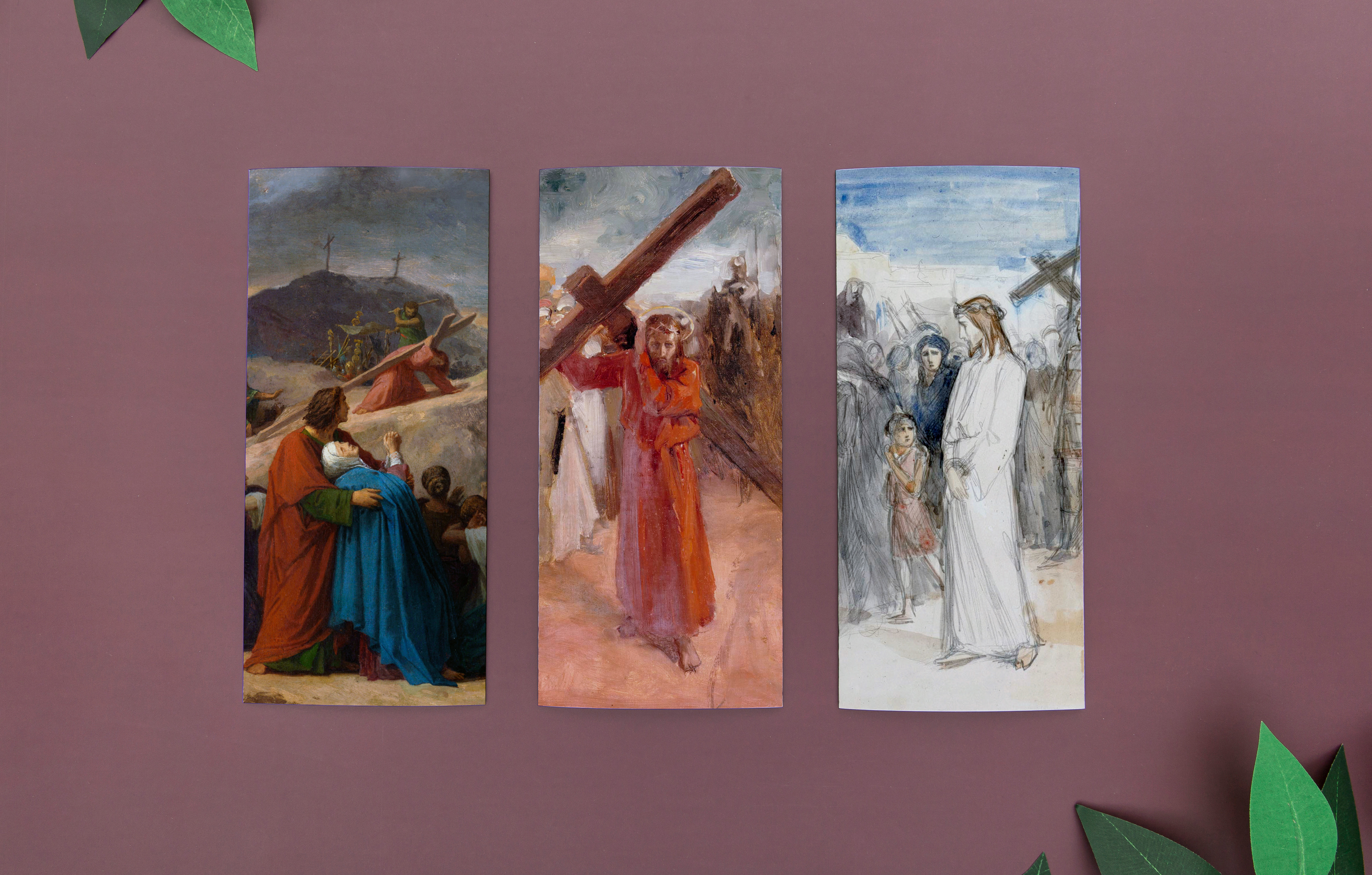 Mary on the Path to Calvary - Lenten Pew Card - Image 4