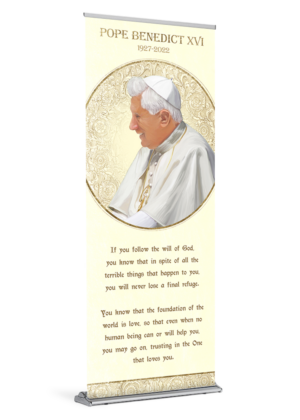 Pope Benedict XVI <br>Memorial Banner