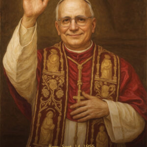 Pope Leo XIV Painting Poster