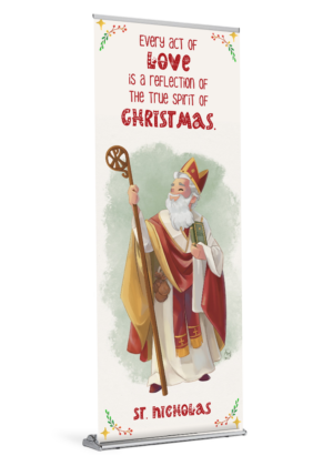 St. Nicholas<br>by Happy Saint Art<br>Banner