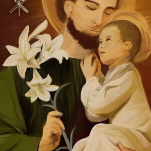 St. Joseph of the Lilies Poster
