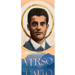 St. Pier Giorgio Frassati<br>by Catholic Artist The Living Heart Co <br>Banner