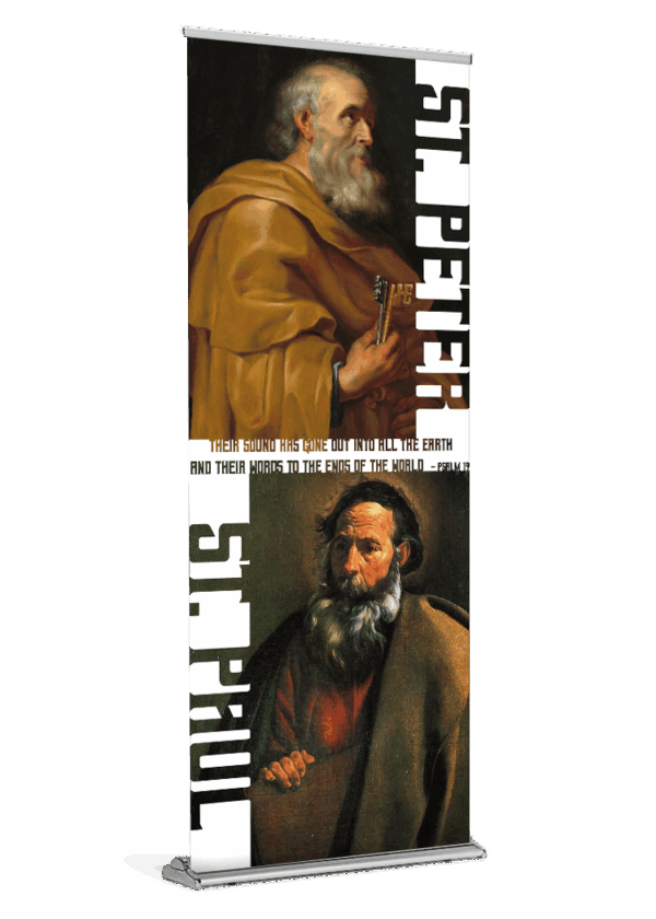 Out Into All The Earth <br>Saints Peter and Paul <br>Banner