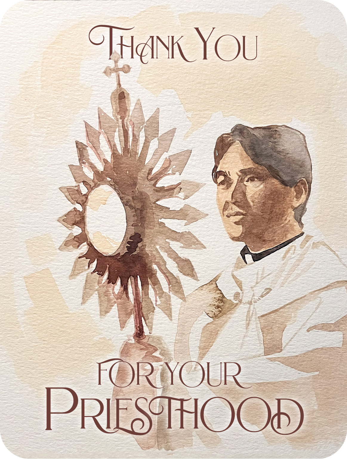 Thank You For Your Priesthood <br>Monstrance <br>Banner - Image 2