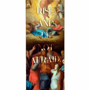 Rise and Be Not Afraid <br>Transfiguration Banner
