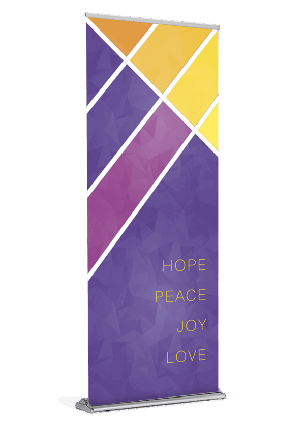 Abstract Candles <br>Advent Banner