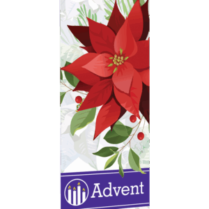 Poinsettia <br>Advent Banner