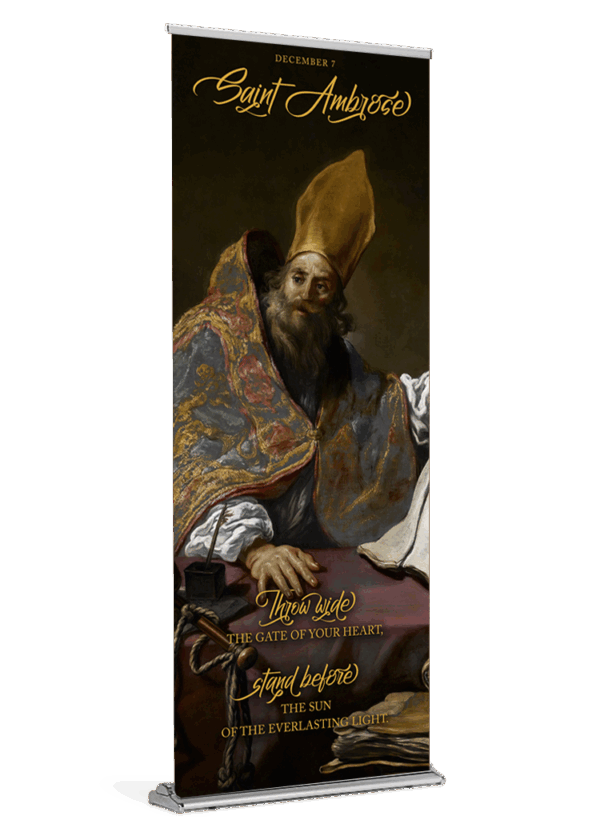 Everlasting Light <Br> St. Ambrose <br> Banner