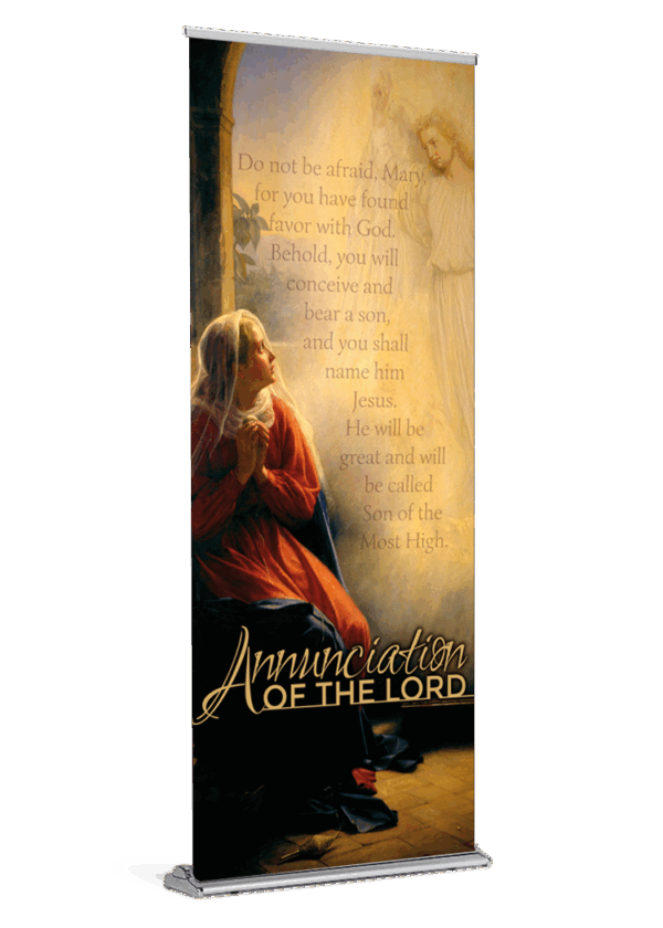 Do not be afraid <br>Annunciation of the Lord <br>Banner