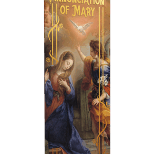 The Lord is with you <br>Annunciation of Mary <br>Banner