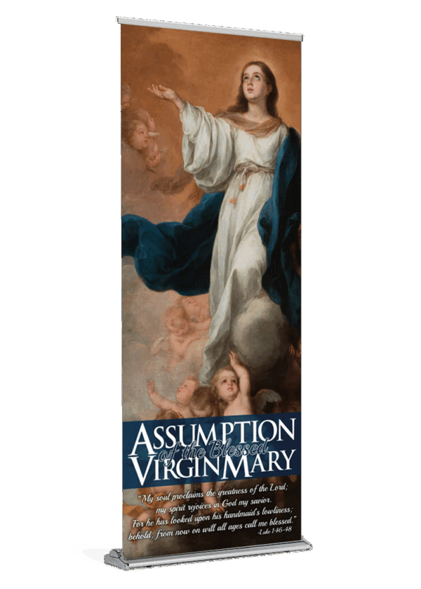 Full of Grace <br>Assumption of Mary <br>Banner