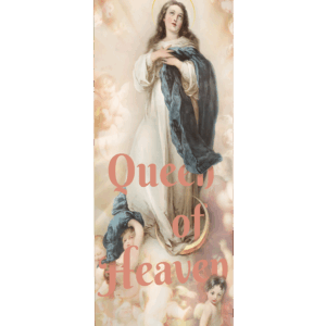 Mother of the Divine King <br> Mary, Queen of Heaven <br>Banner