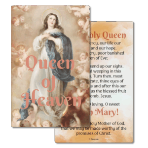 Queen of Heaven Prayer Card