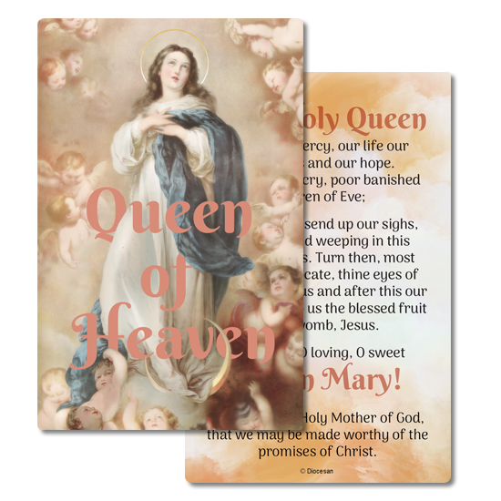 Queen of Heaven Prayer Card