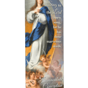 Sing to the Lord <br>Immaculate Conception <br> of the Blessed Virgin Mary <br>Banner