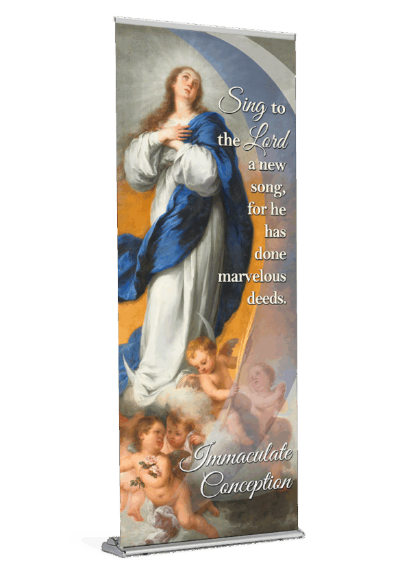 Sing to the Lord <br>Immaculate Conception <br> of the Blessed Virgin Mary <br>Banner