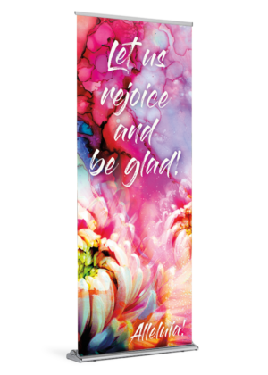 Painted Flower Easter Banner