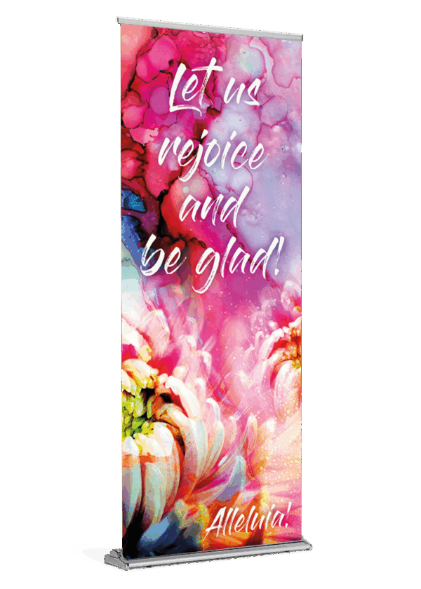 Painted Flower Easter Banner