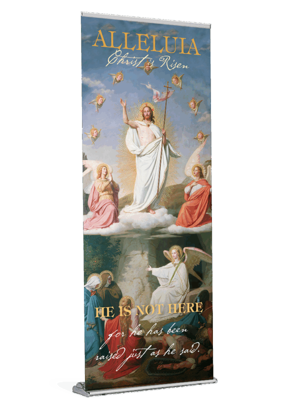 Easter - He Is Not Here - Banner