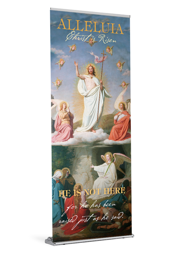 Easter - He Is Not Here - Banner