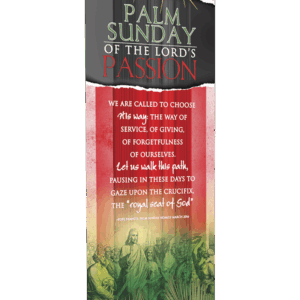 Palm Passion Sunday Banner