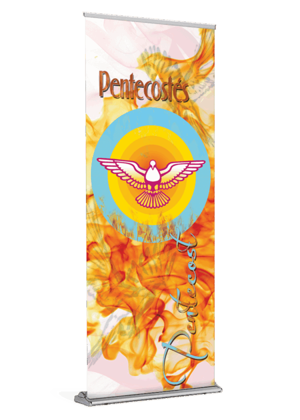 Filled with the Fire of the Holy Spirit <br>Pentecost <br>Banner