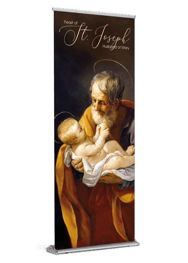 Joseph and the Child Jesus <br> St. Joseph <br>Banner