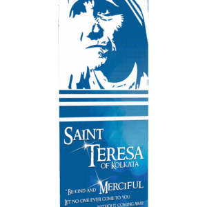 Kind & Merciful <br>Saint Teresa of Kolkata <br> Banner