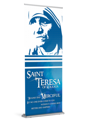 Kind & Merciful <br>Saint Teresa of Kolkata <br> Banner