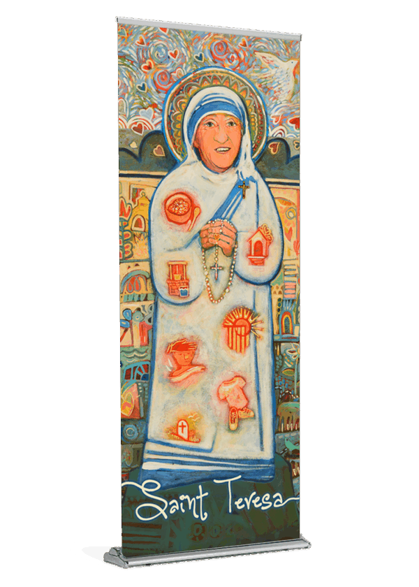 Saint Teresa <br>Banner by Featured Artist <br>Jen Norton