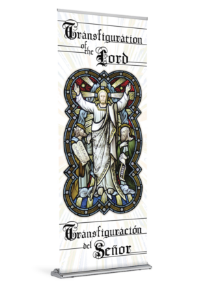Classic Stained Glass <br>Transfiguration Banner