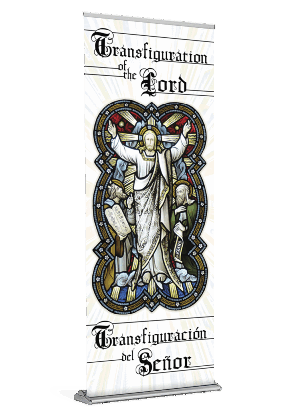 Classic Stained Glass <br>Transfiguration Banner