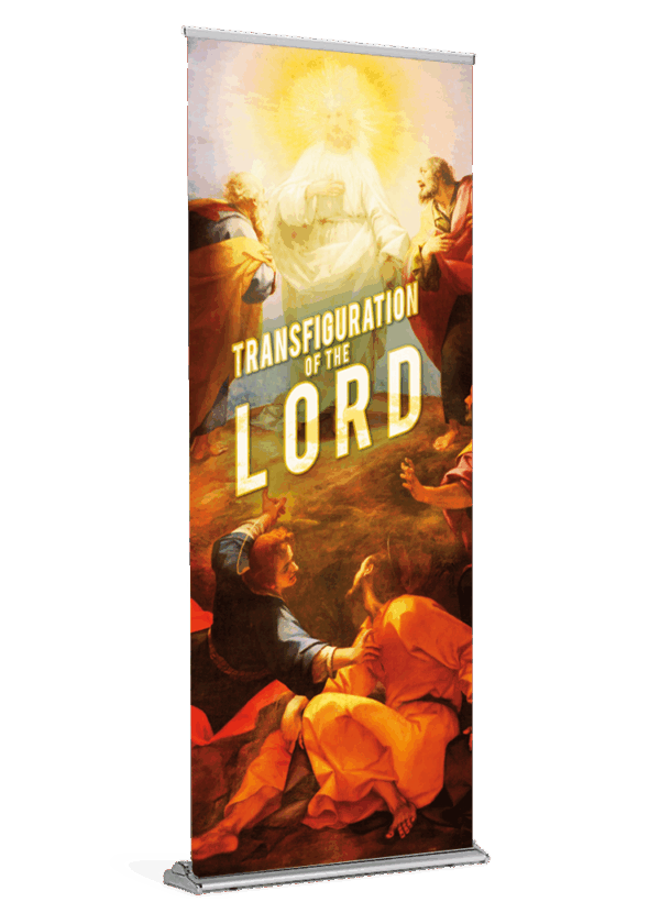 On the Mountaintop <br>Transfiguration Banner