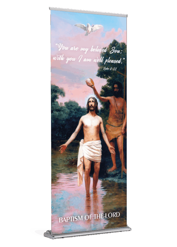 My Beloved Son <br>Baptism of the Lord Banner