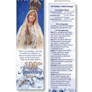 Our Lady of Fatima 100th Anniversary - Bookmark