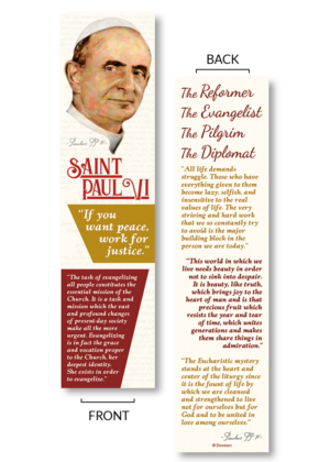 Saint Paul VI - Bookmark