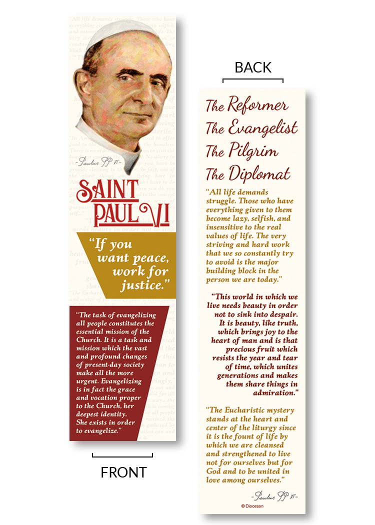 Saint Paul VI - Bookmark