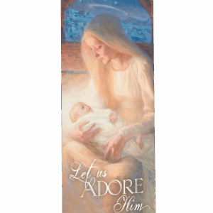 Christmas <br>Madonna and Child<br>Banner