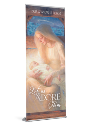 Christmas <br>Madonna and Child<br>Banner