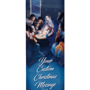 Christmas Emmanuel Banner<br />Customizable