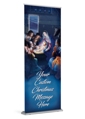 Christmas Emmanuel Banner<br />Customizable