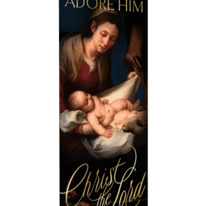 Let Us Adore Him Banner