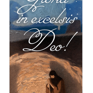 Christmas <br>Angels Above Holy Family<br>Banner