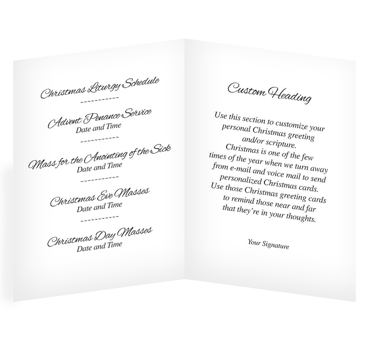 Christ Child Card - Bilingual - Image 3