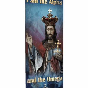 The Alpha & The Omega <br>Christ the King <br>Banner