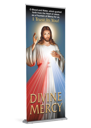 Divine Mercy I Trust in You Banner